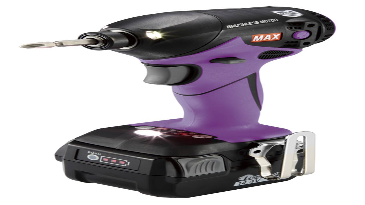新製品max,紫インパクトドライバ